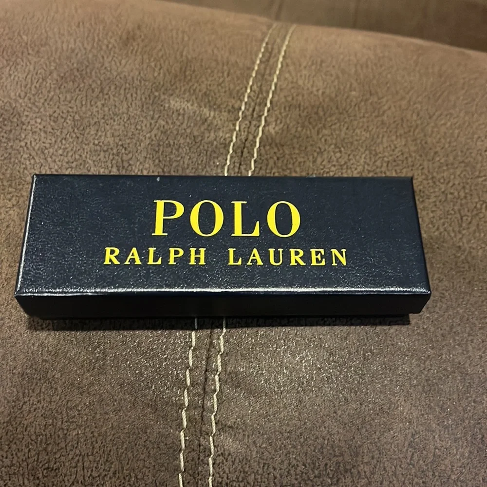 Polo Ralph Lauren cotton keychain key chain nautical new lanyard FOB orange